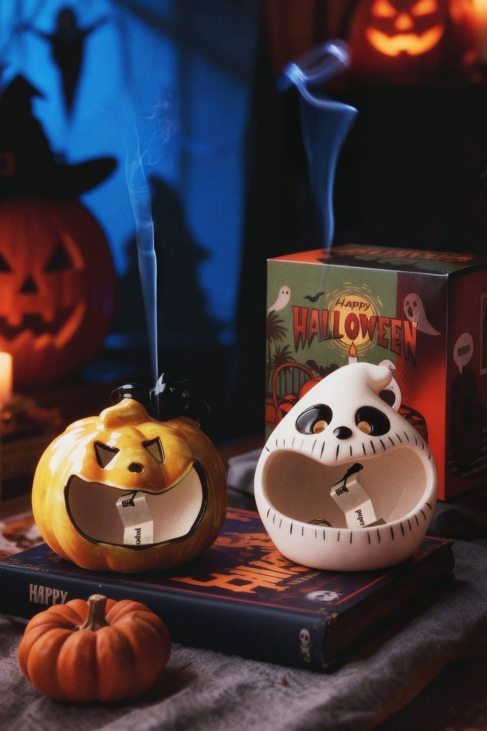 Paper Incense Halloween Holder