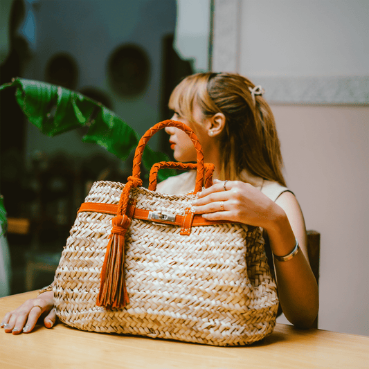 Handbag Wicker Hermen