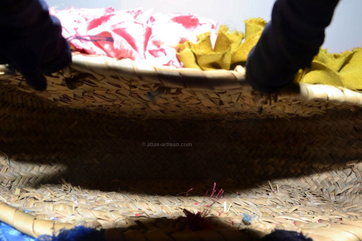Handbag Wicker & Kilim