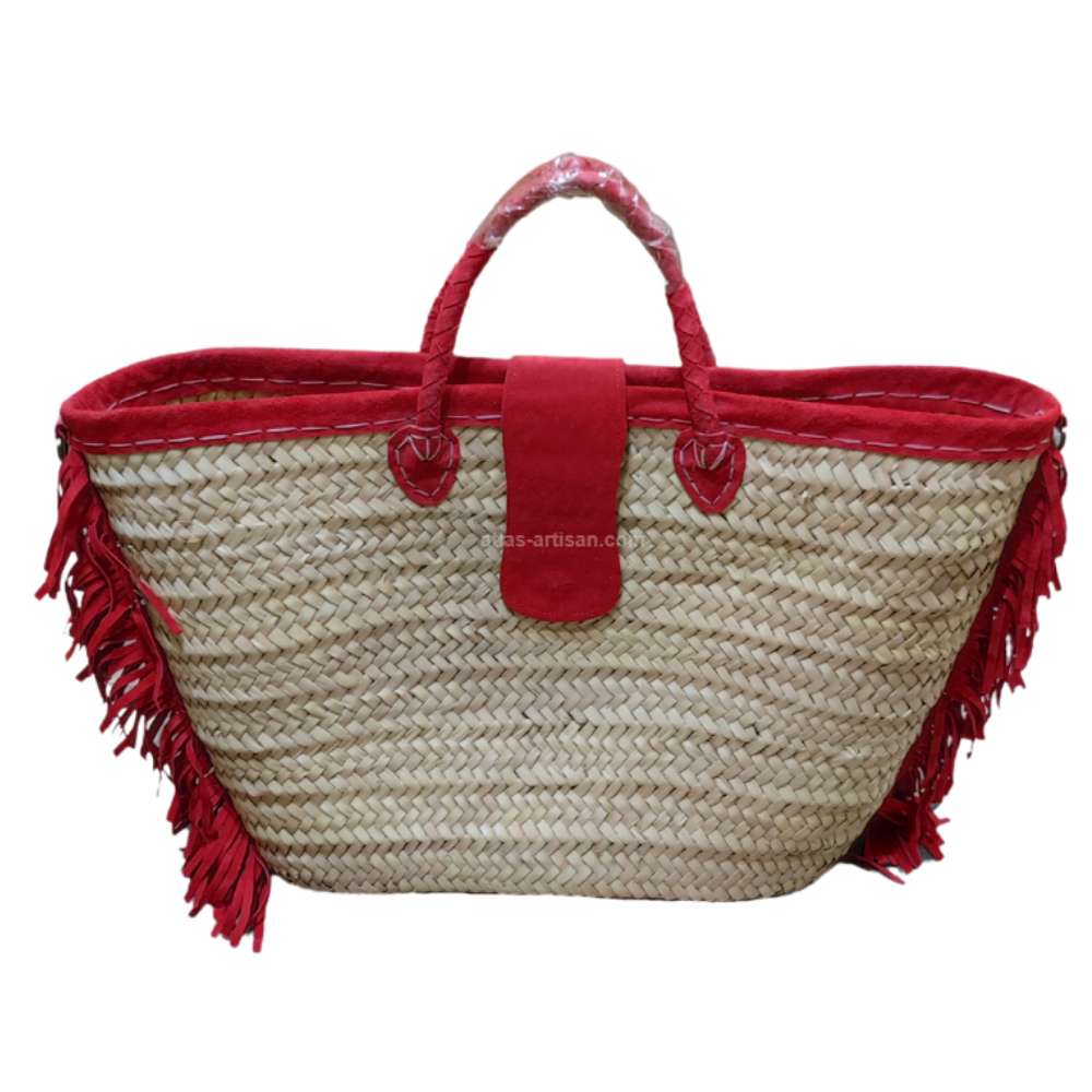 Handbag wicker Ftouh