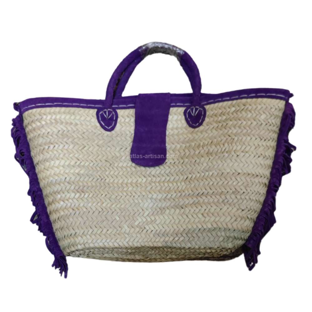 Handbag wicker Ftouh