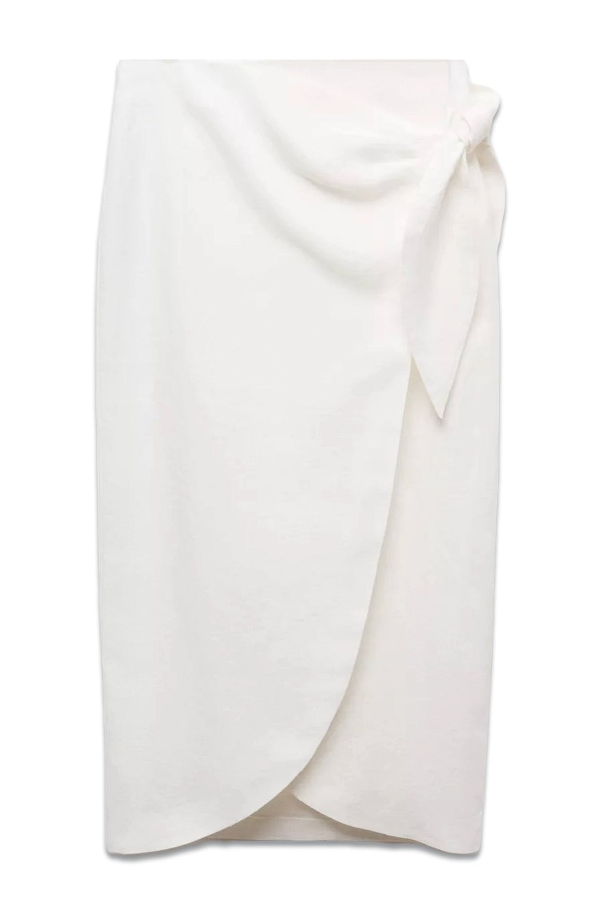 WEJI Linen Wrap Skirt