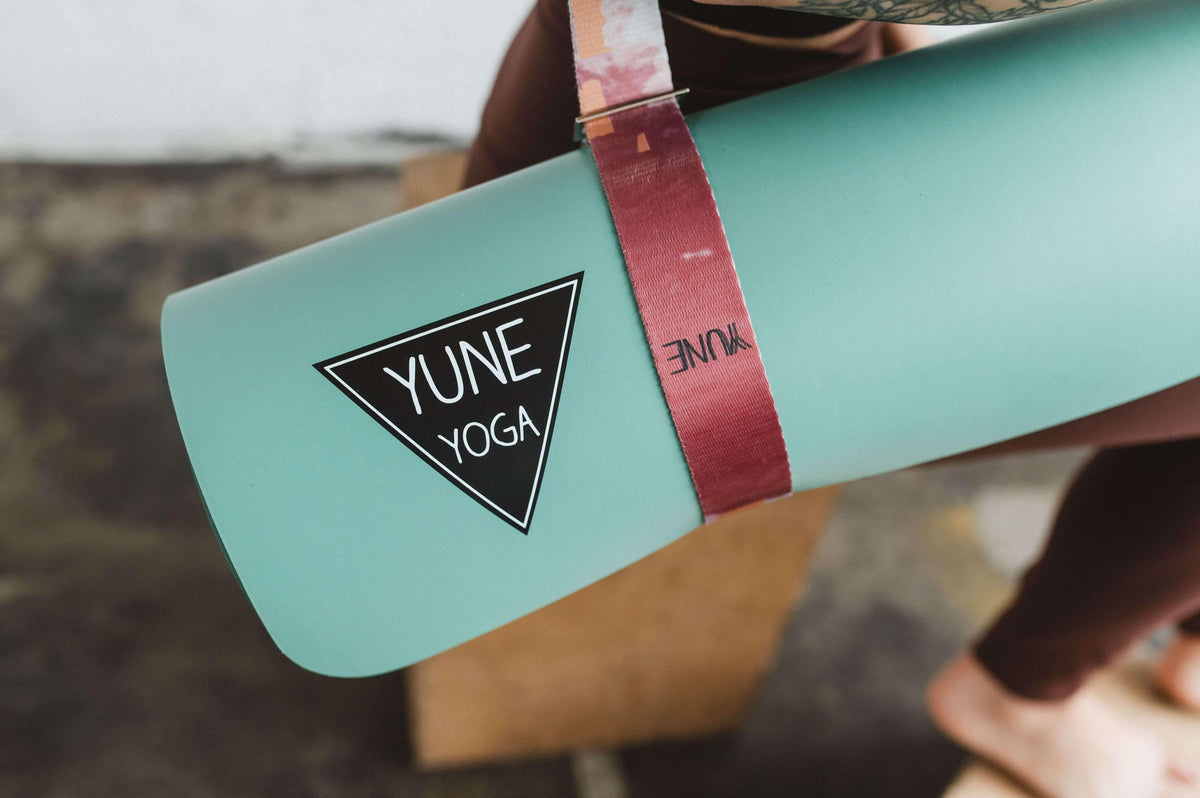 Hemlock Yoga Strap – Multicolor Stretching Strap w/ Metal Buckles | Yune Yoga